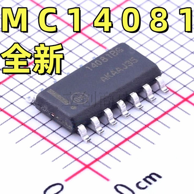 MC14081BDR2G 14081BG SOP-14 四路2输入与非门逻辑芯片