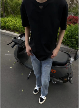 Pansk工作室Pansk潘舒克夏季美式高街vibe裤子修身直筒弯刀微喇裤