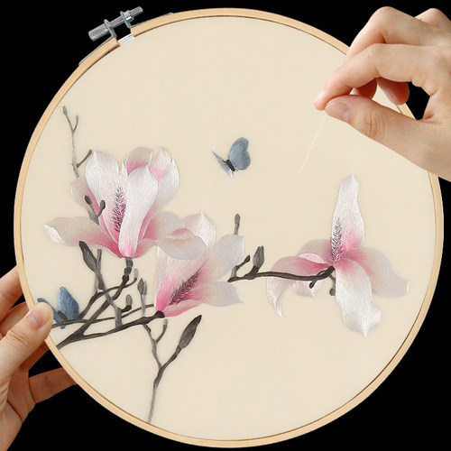 苏小鱼苏绣DIY套件刺绣材料包