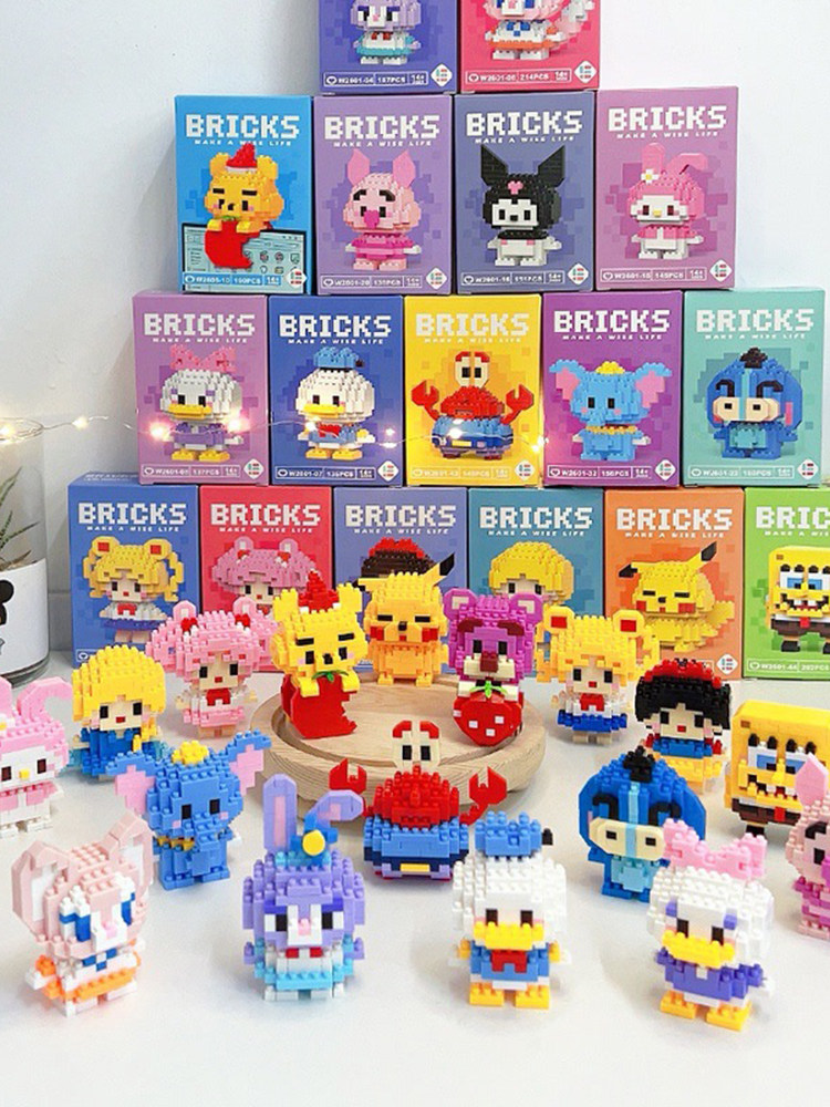 집짓기 블록 블라인드 박스 6학년 전체 졸업 선물 생일 기념품 장난감 작은 선물 초등학생 포상