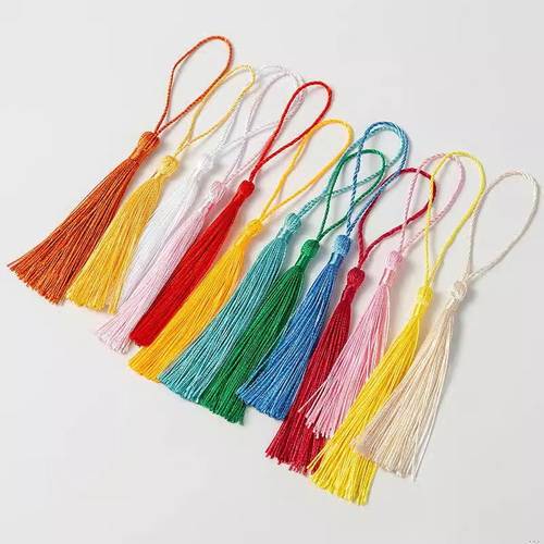 干花压花书签穗子流苏DIY手工