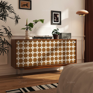 凯贝嘉中古翻新柜子贴纸储物柜斗柜装 饰自粘壁纸家具遮丑改造贴画