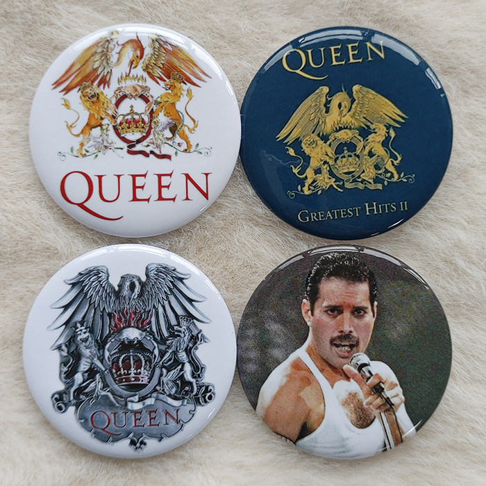 波西米亚狂想曲皇后乐队queen佛莱迪·摩克瑞 亚当·兰伯特徽章