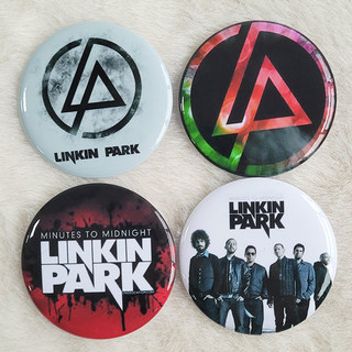 美国摇滚乐队林肯公园Linkin Park 主唱查斯特·贝宁顿 徽章胸针