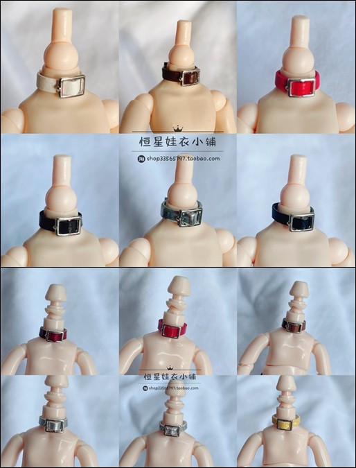 thumbnail for Spot GSC OB11 BODY9 P9 OB22 OB24 12 points leather collar collar baby clothes accessories