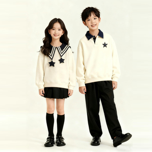 儿童合唱演出服装小学生运动会团体套装学院风朗诵幼儿园毕业班服