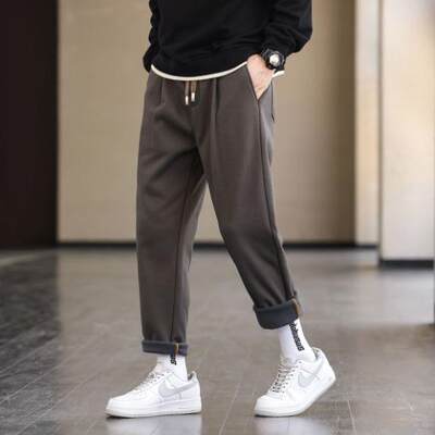 无惧寒冷加绒加厚松紧腰休闲裤