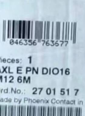 议价2701517菲尼克斯现场IO模块，全新原装适用