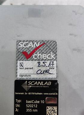 议价SCANL振镜。施肯拉振镜，10光斑一个适用