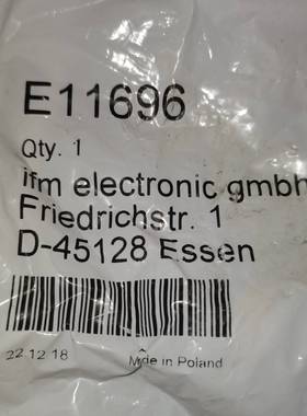 议价IFM  E11696 原包11个适用