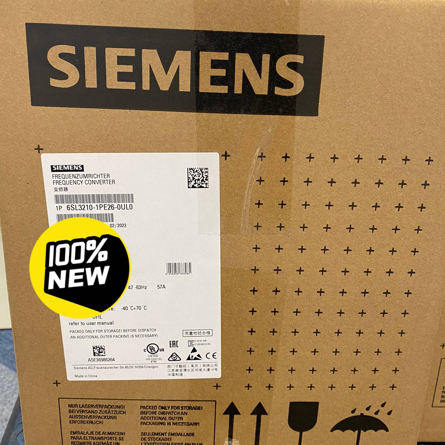 议价变频器 6SL3210-1PE26-0UL0 G120适用