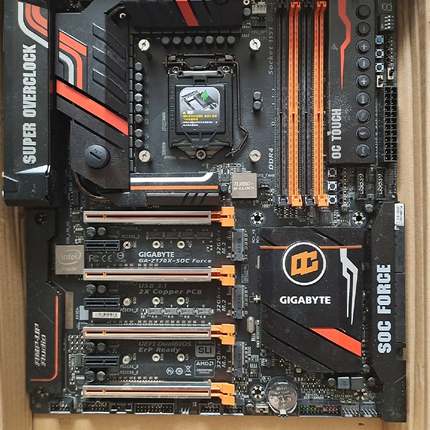 议价技嘉 GA-z170x-soc force 主板 无挡板质量适用