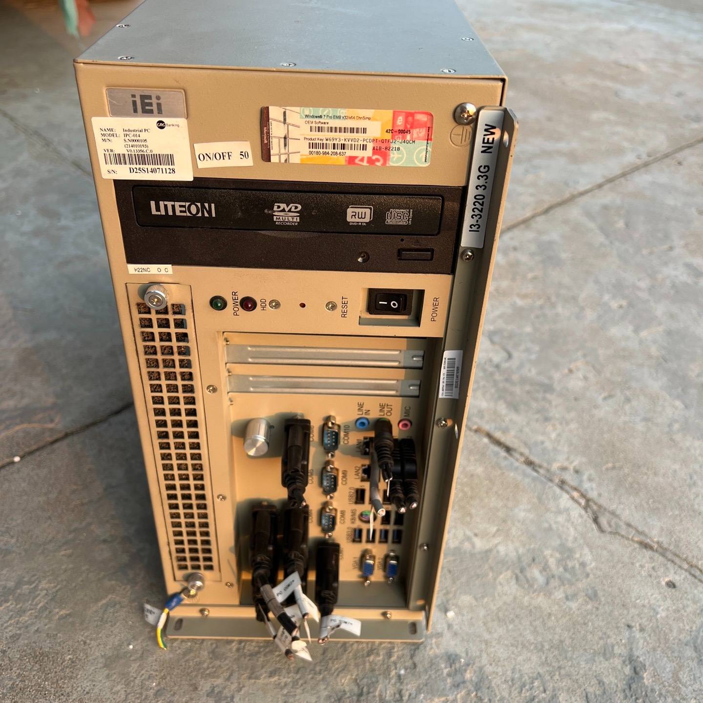 议价威强 GDYT-IMB-H612B-R10 工控机，i3 3适用