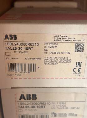 议价接触器 TAL26-30-10RT 77-143VDC适用