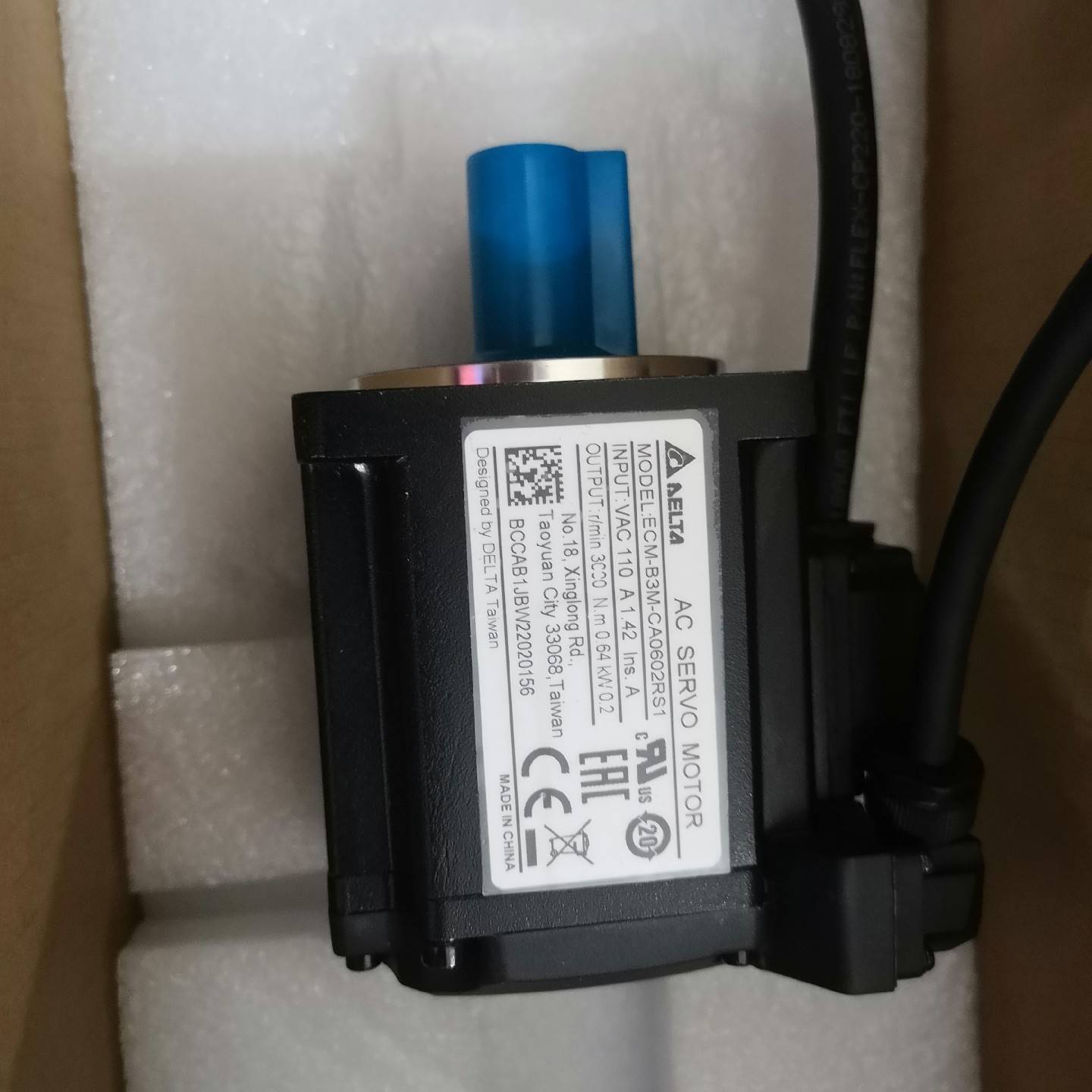 议价电机型号ECM-B3M-CA0602RS1功率0.2KW适用