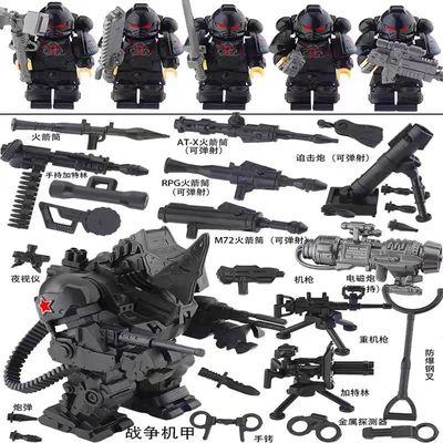 铁血生化危机机甲小队人仔模型