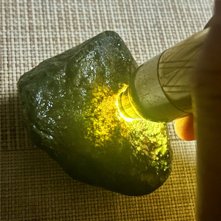 翡翠原石玉石毛料莫西沙敞口皮壳老辣种水透开有雾层有飘花牌子料