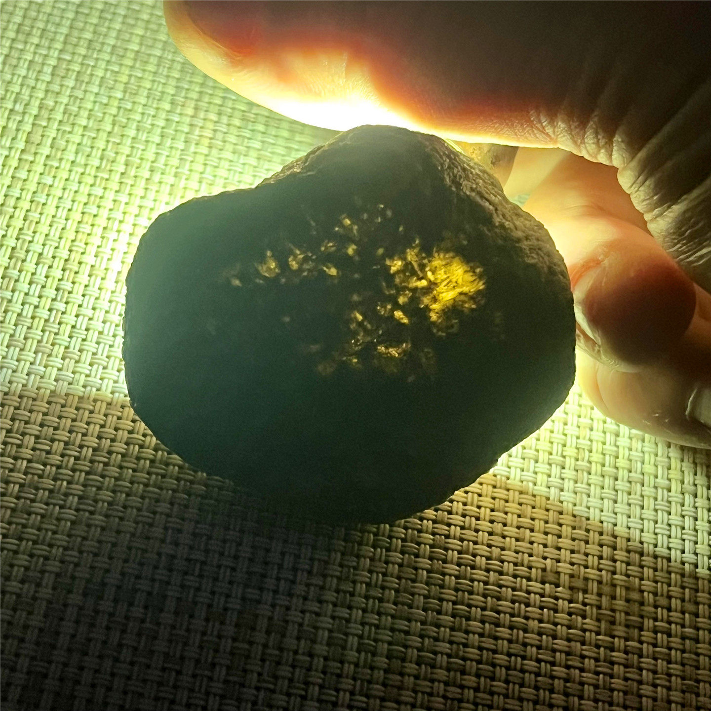 翡翠原石玉石毛料莫西沙敞口皮壳紧致种水通透脱沙表现牌子挂件料