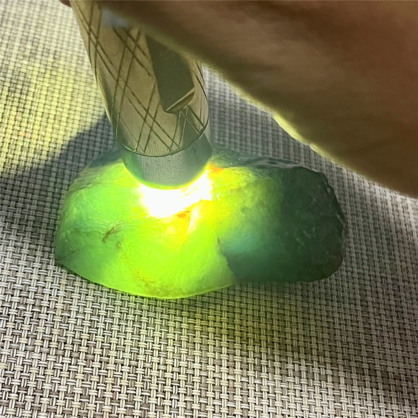 天然老坑翡翠玉石大马坎冰晴底色
