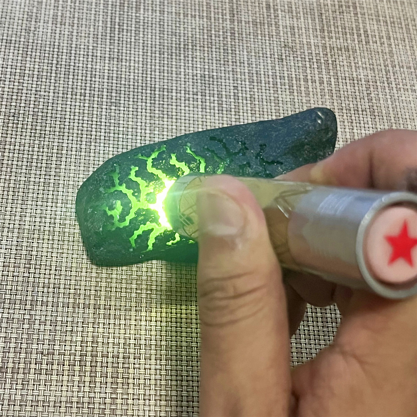 天然老坑翡翠玉石格应角化冰晴底