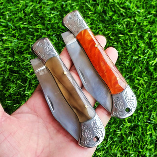 广西平南恒青小刀手工精磨精美家用户外折叠多功能锋利水果刀削皮