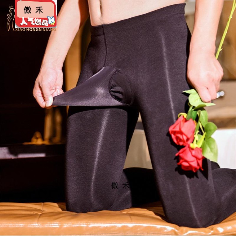 秋裤男士紧身保暖裤春秋袜子男生篮球袜连裤袜弹力棉打底裤