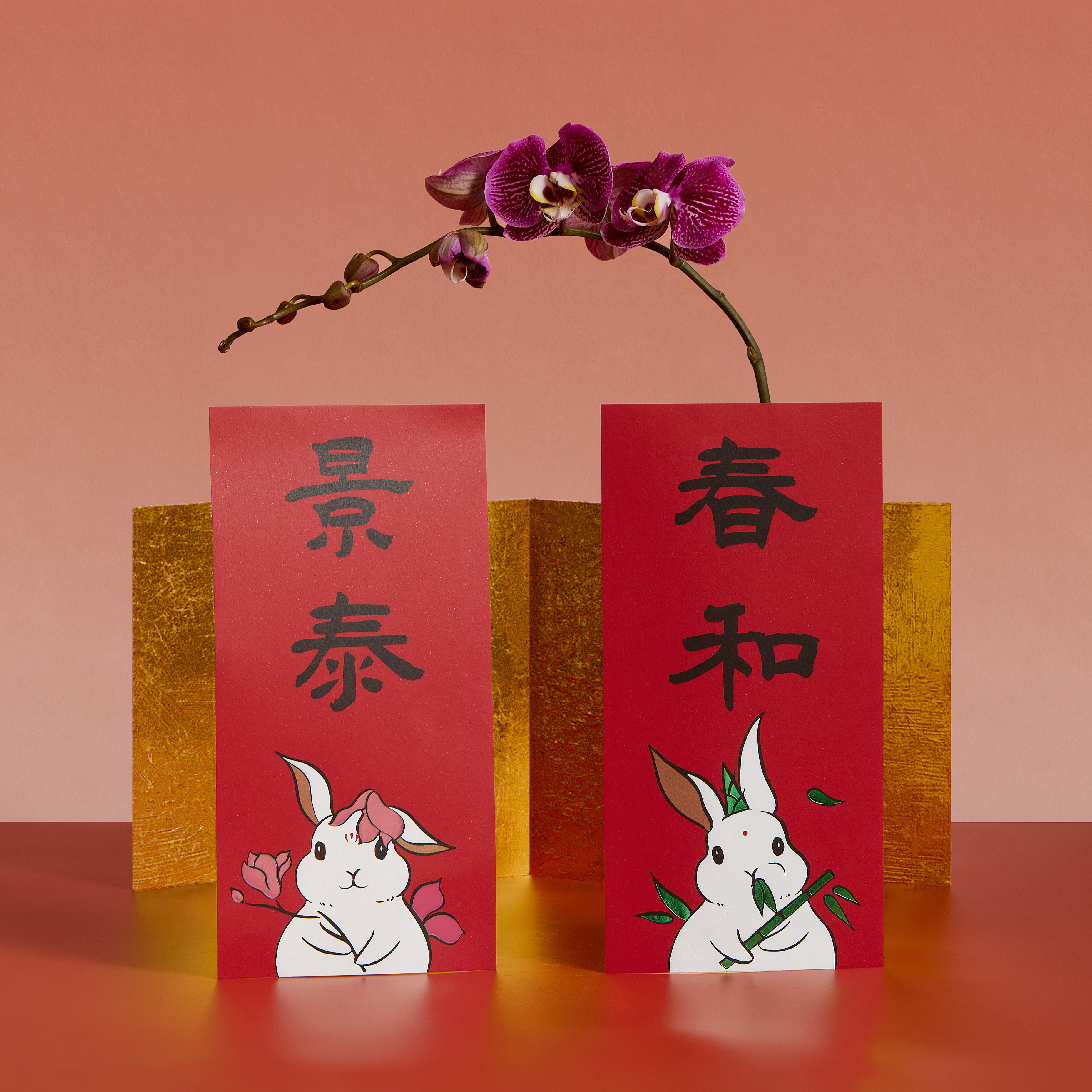 【39元包邮】门心联小对联新年纸品新春礼物礼品居家装饰贴入云屋