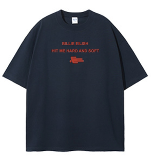 [ABCMJ]自制碧梨Billie Eilish周边only seen in store美式短袖