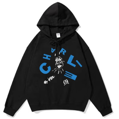 【ABCMJ】Charlie puth Scribble Face Hoodie重磅纯棉短袖