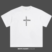 ABCMJ 自制Lady gaga周边新专MAYHEM 同款 重磅纯棉宽松短袖