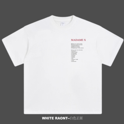 【ABCMJ】Madame X Manifesto美式重磅宽松短袖