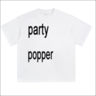 纯棉宽松重磅短袖 charliXCX查莉brat周边T恤美式 ABCMJ