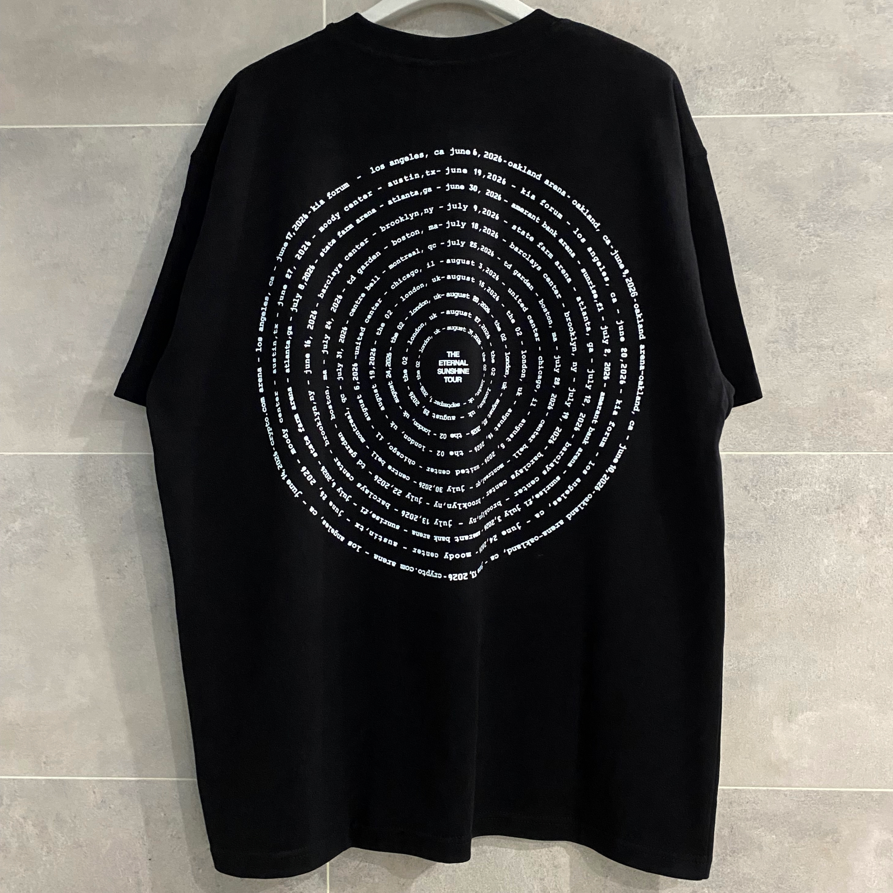 Eternal Sunshine Tour Swirl Tee ariana grande A妹美式短袖图片