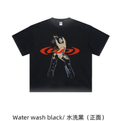 【ABCMJ】水果姐KATY PERRY周边巡演水洗做旧重磅纯棉宽松短袖