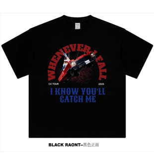 碧昂斯休斯顿巡演自制美式 CC2025Beyonce 重磅纯棉短袖 ABCMJ