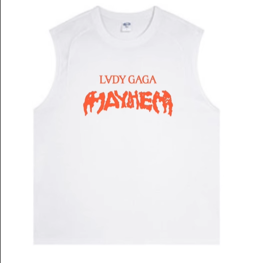 ladygaga新加坡速干棉背心透气冰