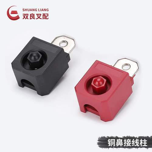 厂家直销大电流300A逆变器纯铜方形接线柱连接器专用接线端子