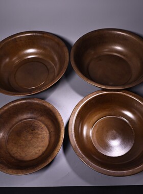 纯铜传统老工艺纯手工加厚熟铜家用洗脸铜盆铜水洗盆铜火盆老货