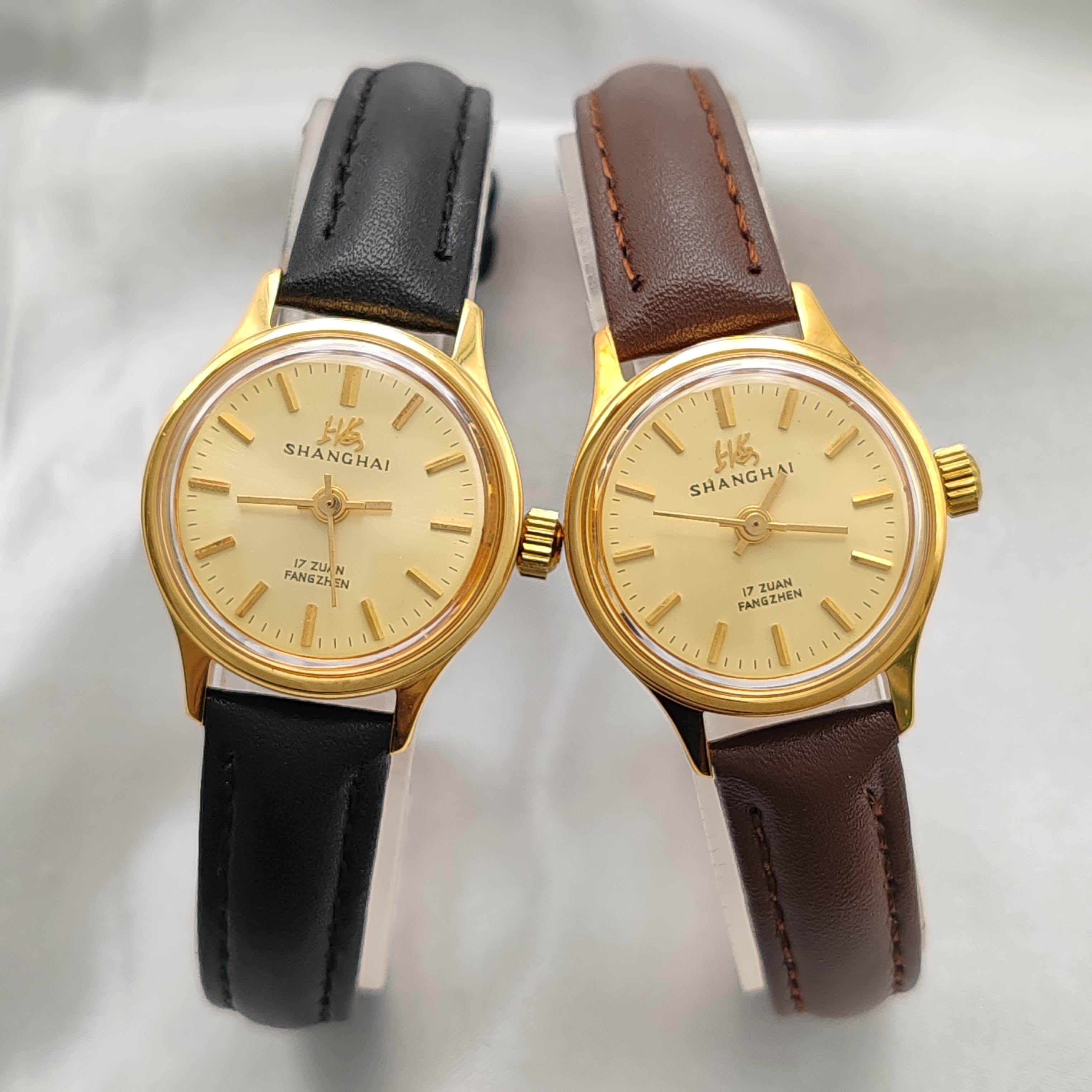 90年代老式发条经典复古轻奢日常通勤精致百搭手动机械防水女表