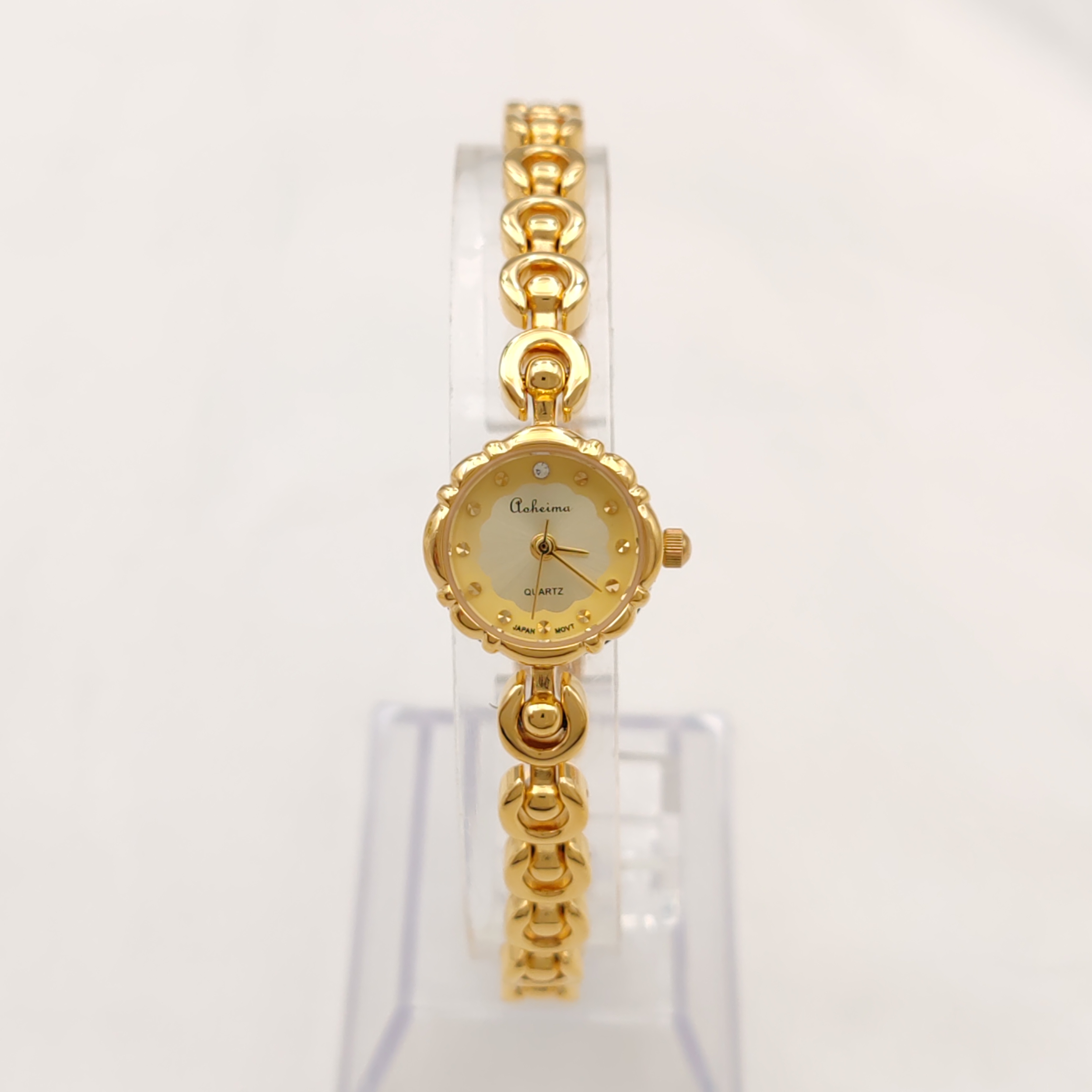 花形进口手表女复古轻奢防水手表