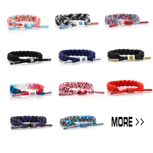 美国Rastaclat 小狮子 多色男女编织鞋带手链 武士星空等系列