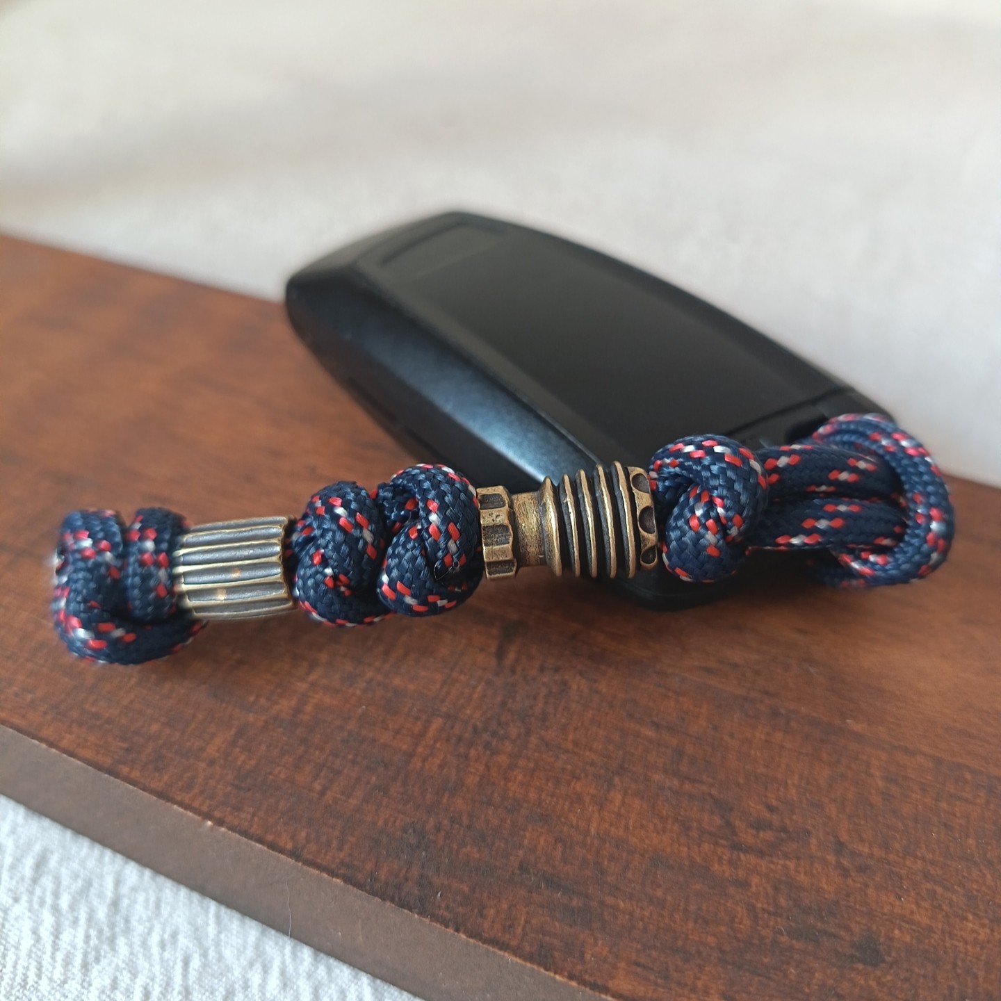 机械齿轮编织伞绳黄铜挂件edc刀坠钥匙扣装饰包挂件拉链水杯挂饰