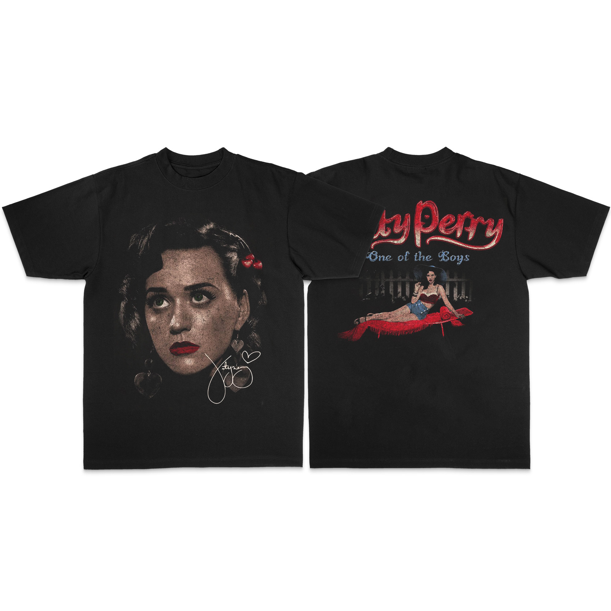 凯蒂·佩芮Katy Perry水果姐2026年新款美式圆领夏季T恤短袖