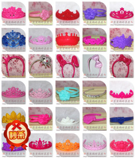 满包邮28CM6分关节体新款洋娃娃换装衣服配件-配饰皇冠发夹头饰-6