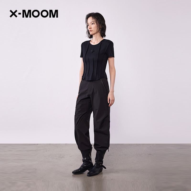 秋季新款小直筒裤配腰带