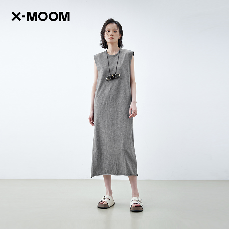 X--MOOM无袖直筒连衣裙