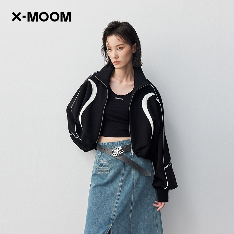 XMOOM设计感短款外套女