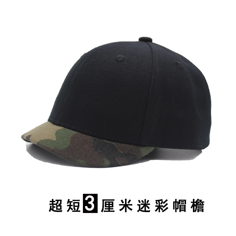 嘻哈时尚青少年超短3厘米帽檐