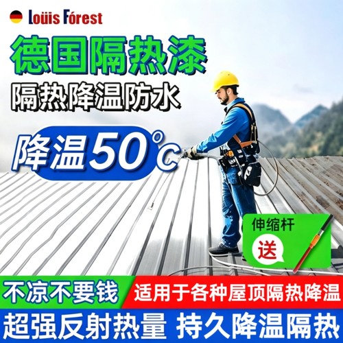 德国彩钢瓦防水防晒涂料隔热漆