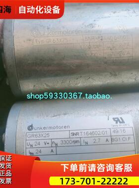 件 Dunkermotoren直流电机 GR63X25德恩科 24V 双出轴【议价】